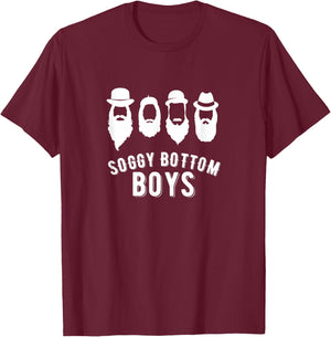 Soggy Bottom Boys Banjo Bluegrass T-Shirt - T-Shirt | Maroon