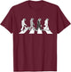 Sloths crosswalk T-Shirt - T-Shirt | Maroon