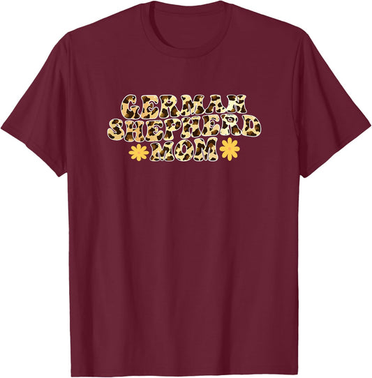 German Shepherd Mom German Shepherd T-Shirt - T-Shirt | Maroon