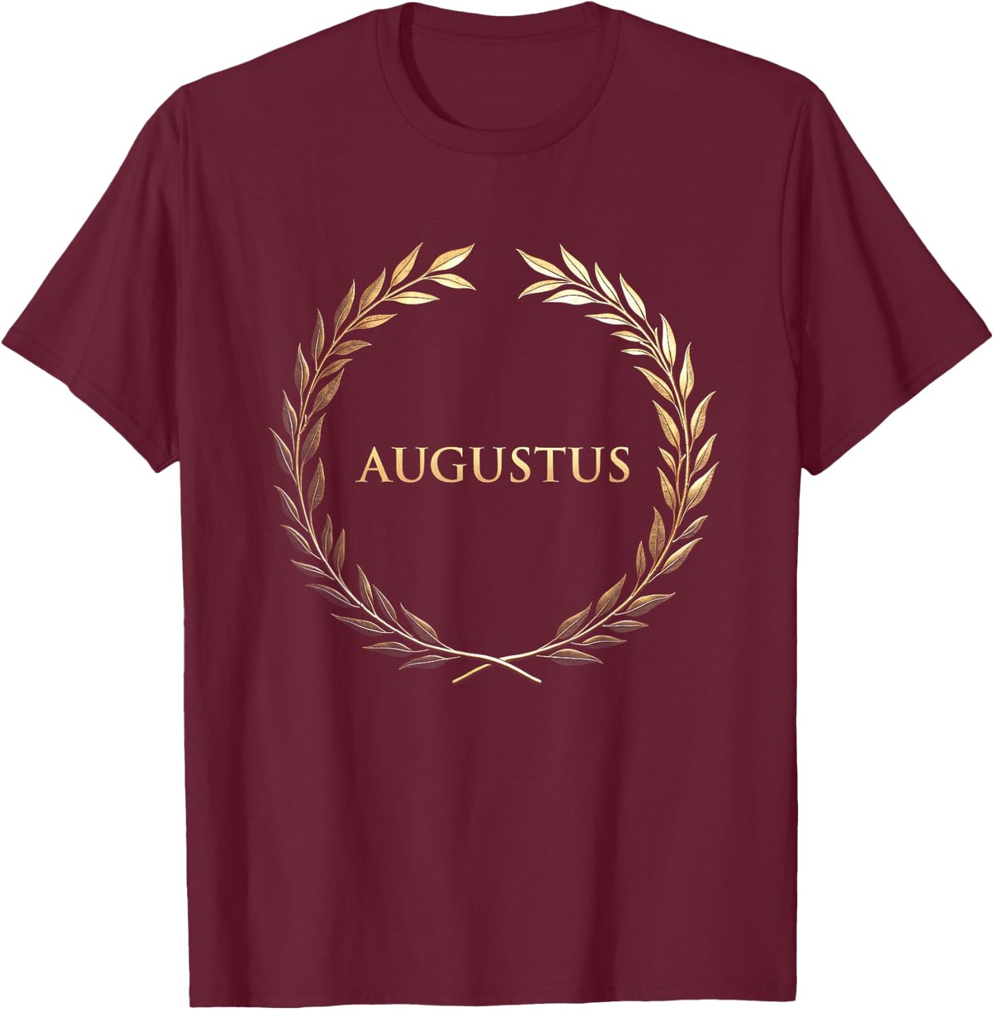 Augustus Emperor of Rome Symbol T-Shirt - T-Shirt | Maroon