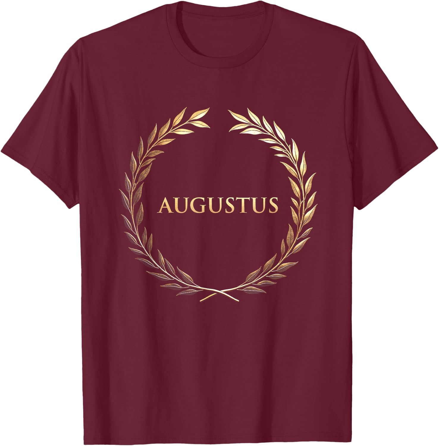 Augustus Emperor of Rome Symbol T-Shirt - T-Shirt | Maroon