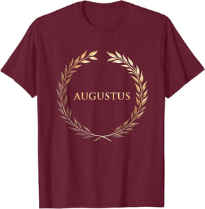 Augustus Emperor of Rome Symbol T-Shirt - T-Shirt | Maroon