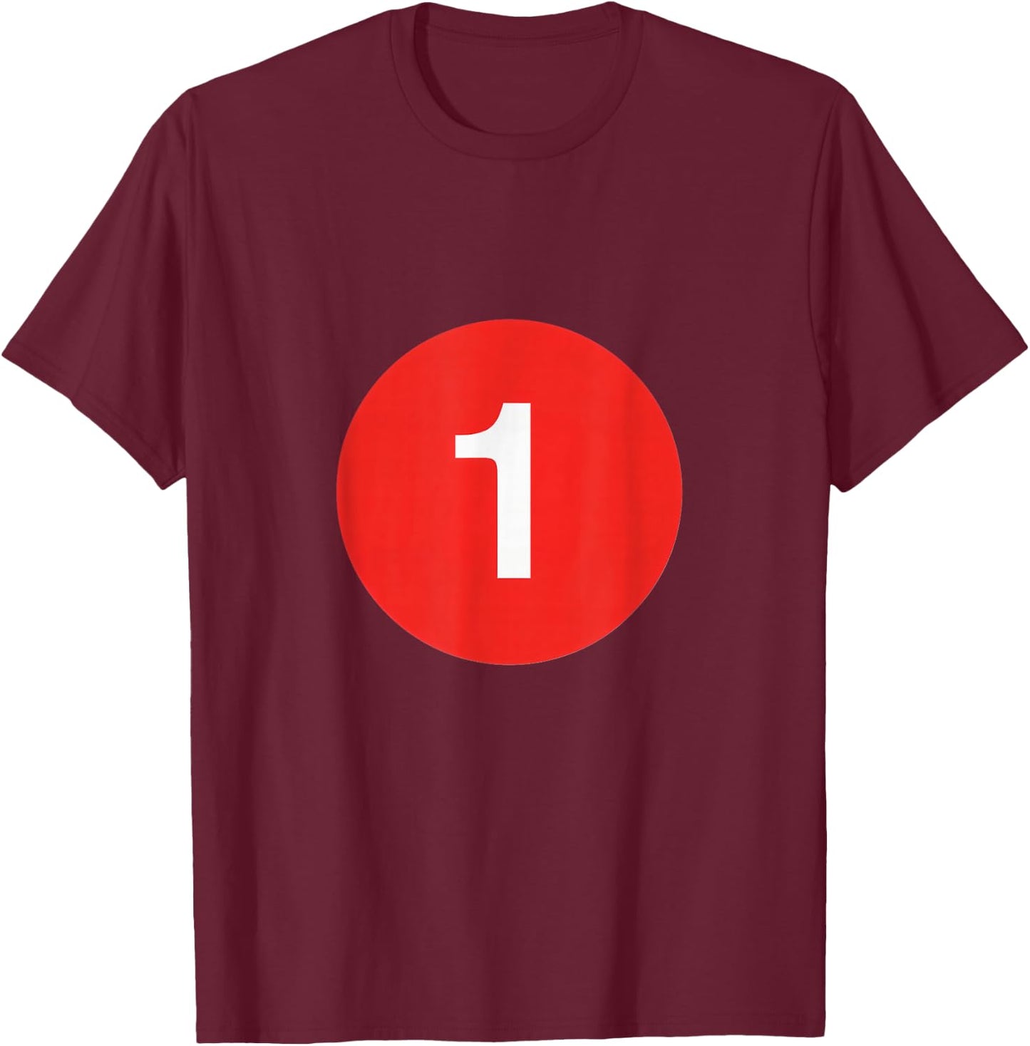 One T-Shirt - T-Shirt | Maroon