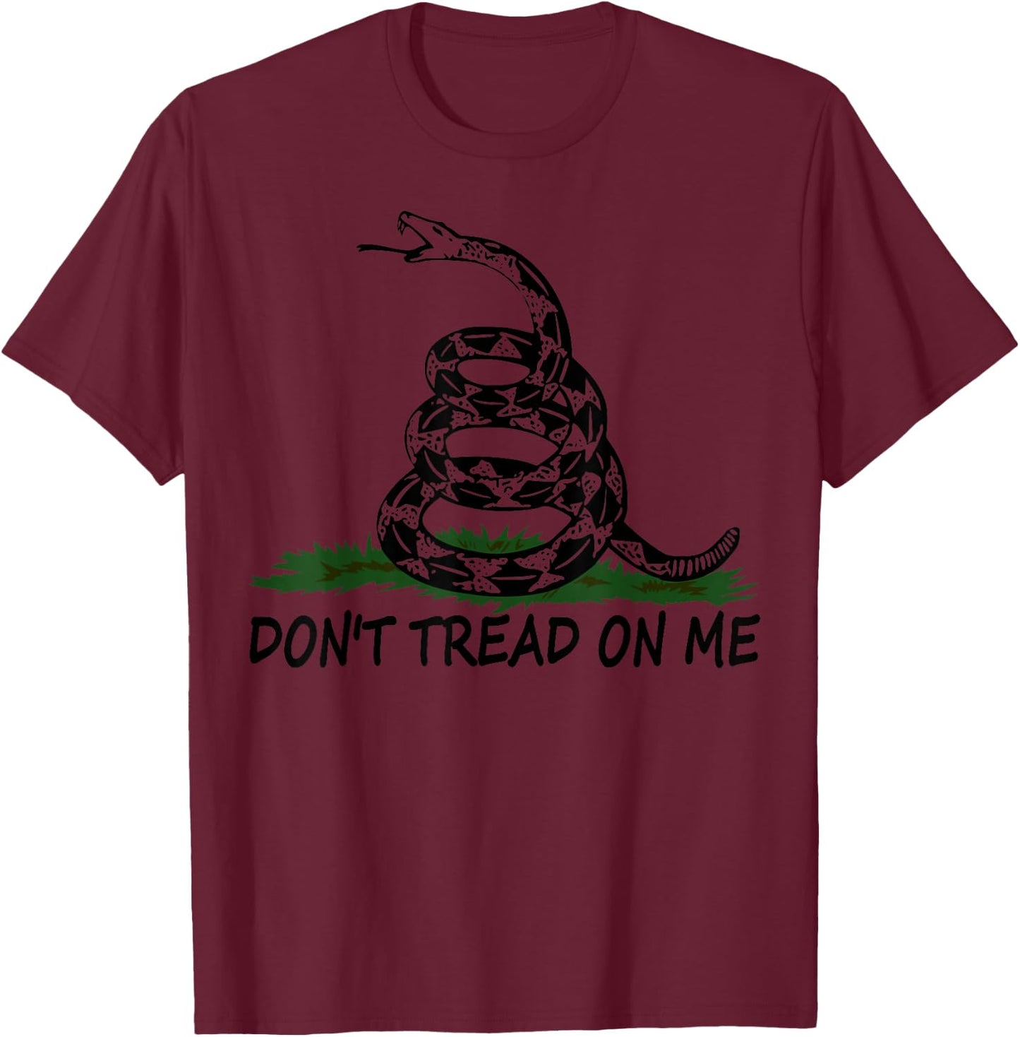 Don't Tread On Me Men Women And Kids Styles T-Shirt - T-Shirt | Maroon