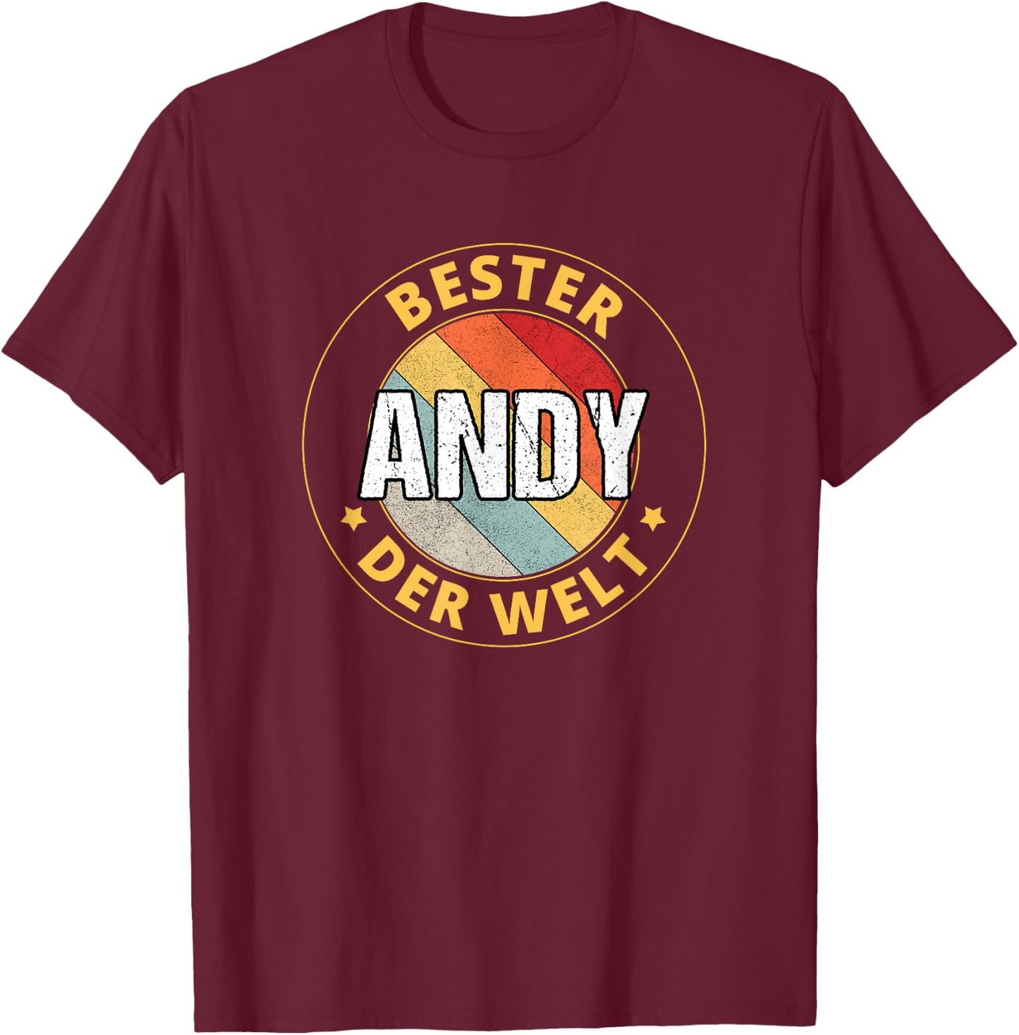 Andy Vorname T-Shirt - T-Shirt | Maroon