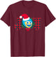 Disney and Pixar’s Inside Out 2 Christmas Holiday Santa Joy T-Shirt - T-Shirt | Maroon