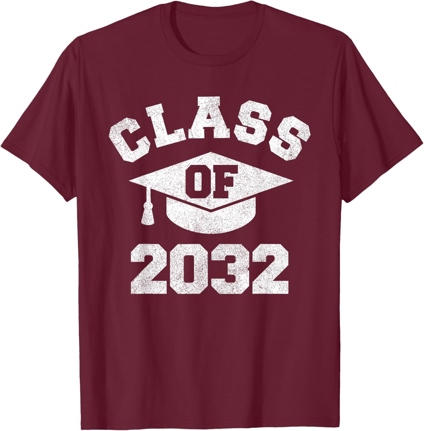 Kindergarten 2019 Class of 2032 Clothing T-Shirt - T-Shirt | Maroon