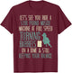1200 Pound Muscle Turning Barrels Racing Rodeo Horse Gift T-Shirt - T-Shirt | Maroon