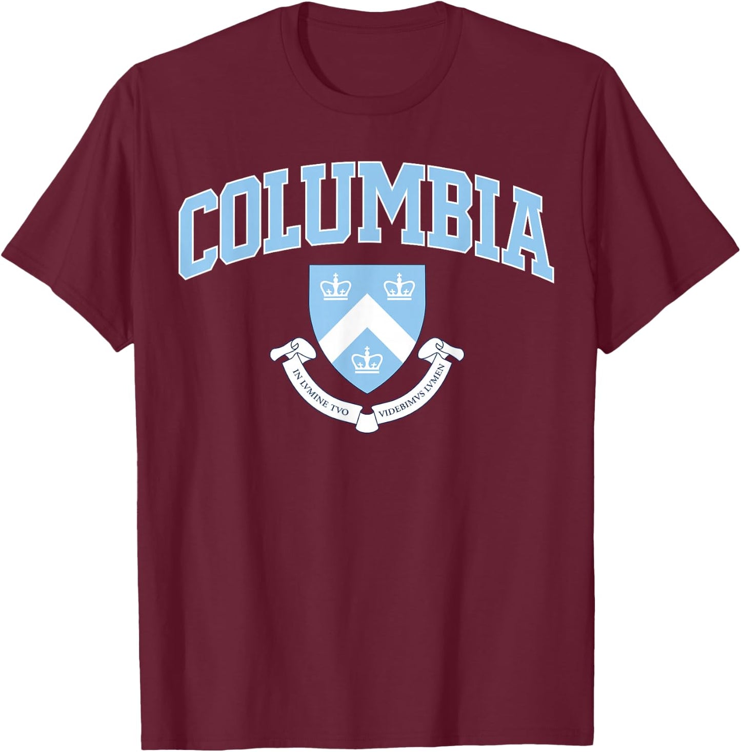 Columbia Classic Arch Over Crest Navy | Columbia , Blue, S T-Shirt - T-Shirt | Maroon