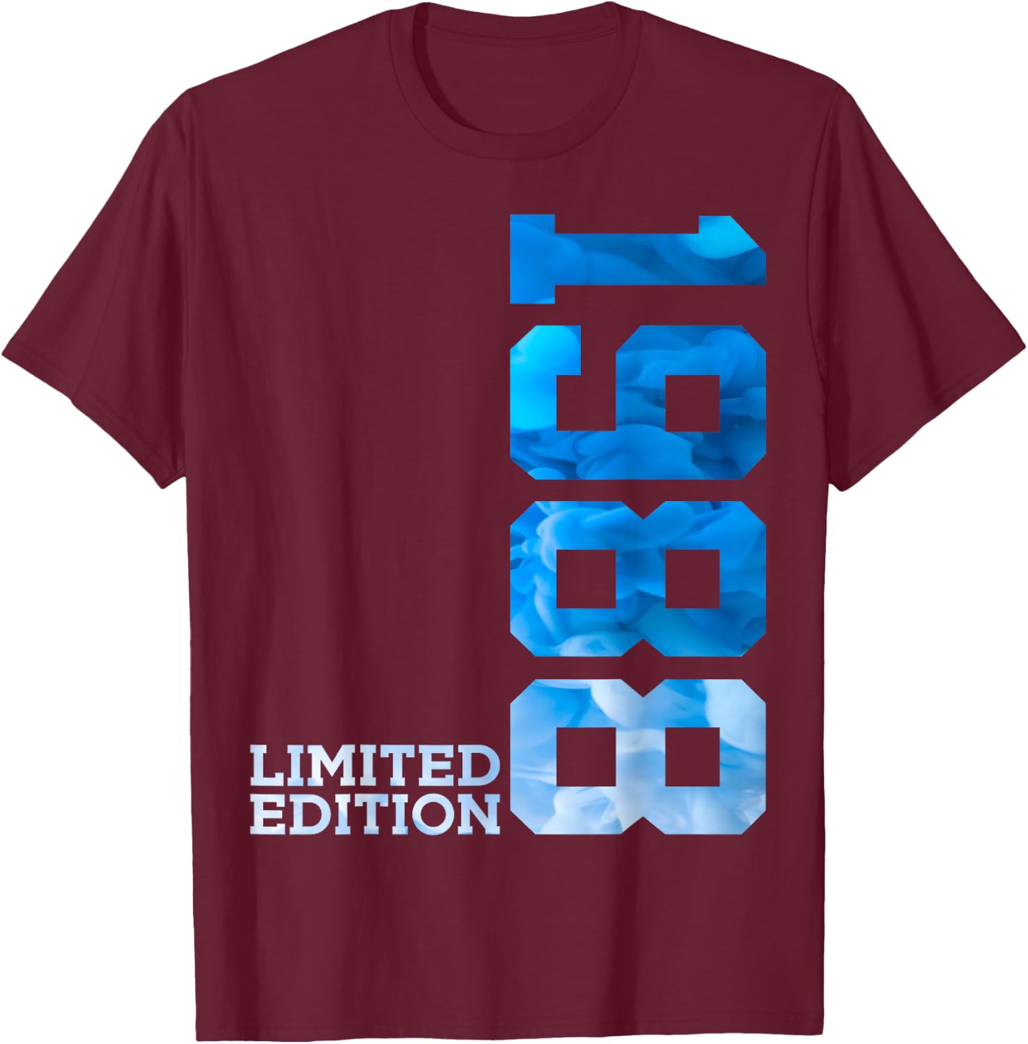 35 Jahre 35th Birthday Limited Edition 1988 , black T-Shirt - T-Shirt | Maroon