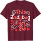 This Ladybug is 10 Years Old Birthday Girl Family Ladybug T-Shirt - T-Shirt | Maroon