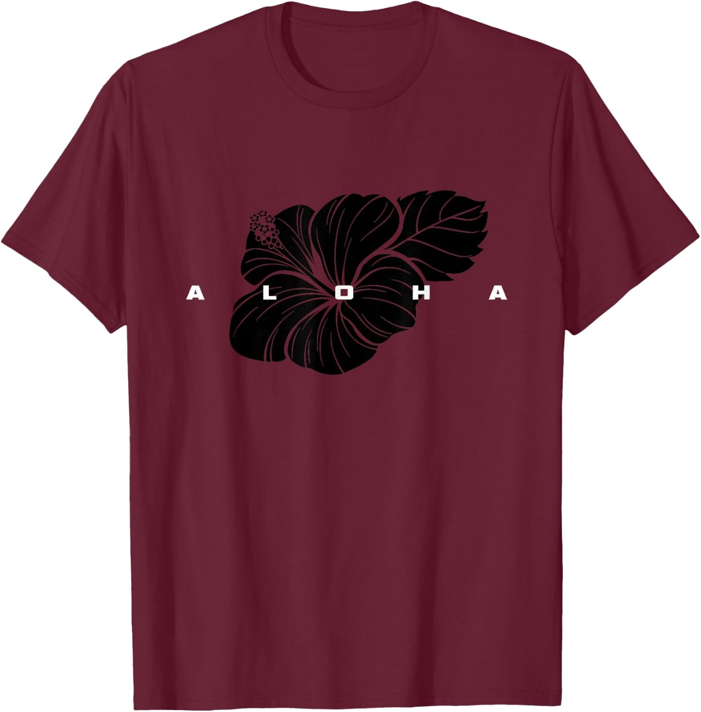 Aloha Hawaii T-Shirt - T-Shirt | Maroon