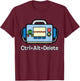 Paramedic Nurse EMS Gift EKG Defibrillator Ctrl Alt Delete T-Shirt - T-Shirt | Maroon