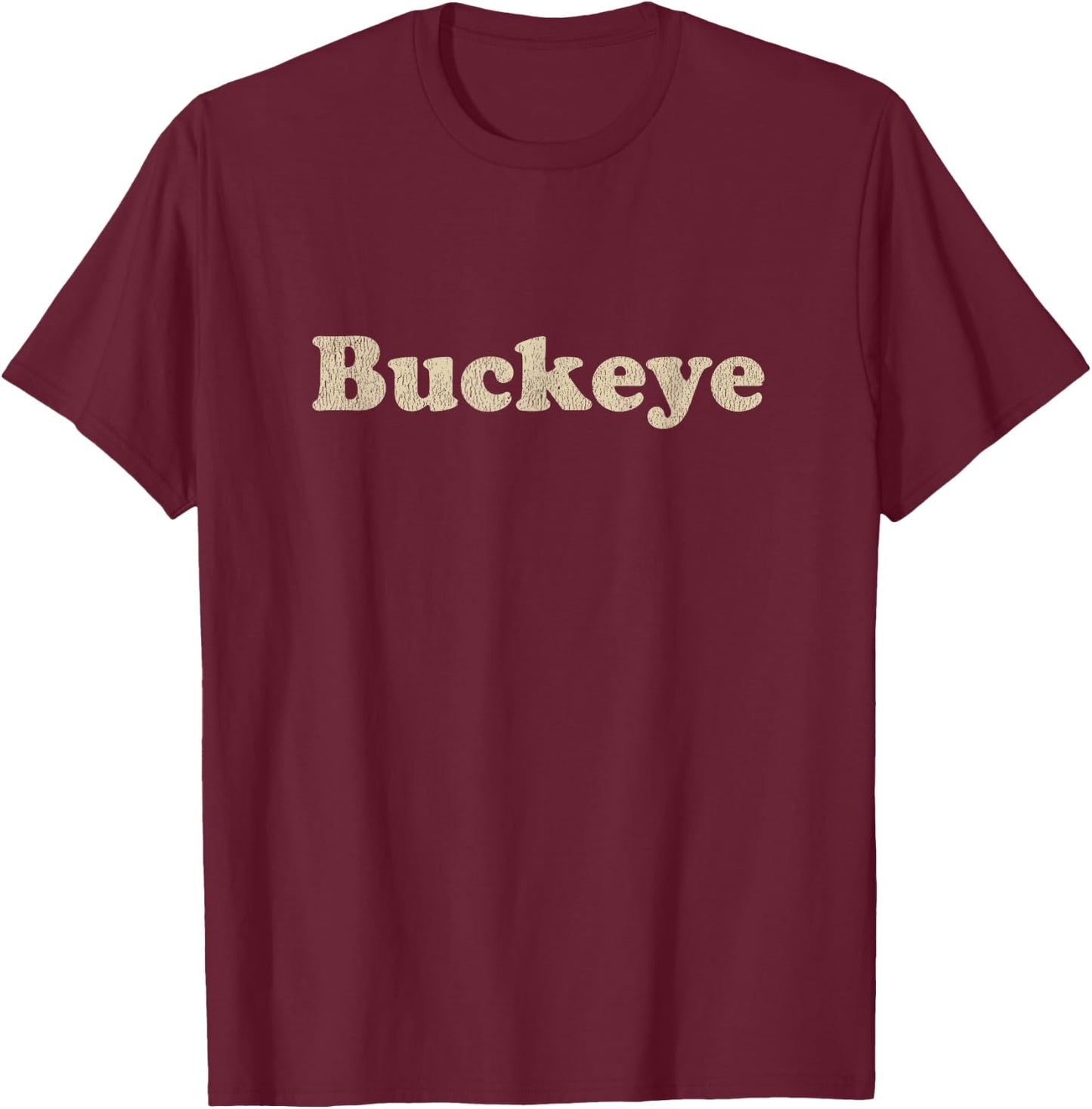 Ohio Vintage 70s US State Pride Throwback T-Shirt - T-Shirt | Maroon