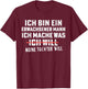 ich Bin EIN Erwachsener Mann ich Mache was Meine Tochter T-Shirt - T-Shirt | Maroon