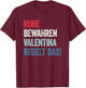 Valentina rules the with peace of mind, black, s T-Shirt - T-Shirt | Maroon