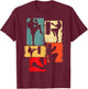 Kickboxing Kickboxer Karate Taekwondo Men's Children's , black T-Shirt - T-Shirt | Maroon