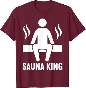 Sauna King Sauna T-Shirt - T-Shirt | Maroon