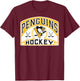 Pittsburgh Penguins Glide Dark Heather Officially Licensed T-Shirt - T-Shirt | Maroon