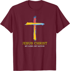 Jesus, My Lord, My Savior T-Shirt - T-Shirt | Maroon