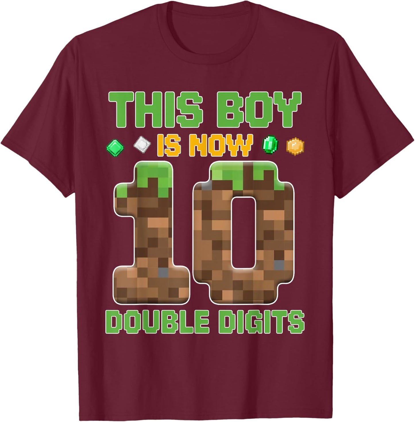 Pixel T-Shirt - T-Shirt | Maroon