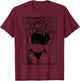 Medusa Hippie Psychedelic Snakes Greek Mythology T-Shirt - T-Shirt | Maroon