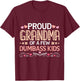 Mother's Day Proud Grandma Of A Few Dumbass Kids Mothers Day T-Shirt - T-Shirt | Maroon