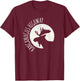 Kancamagus Highway Moose graphic New Hampshire T-Shirt - T-Shirt | Maroon