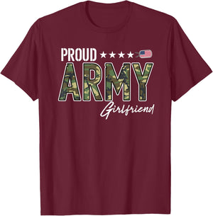 OCP Proud Army Girlfriend T-Shirt - T-Shirt | Maroon