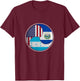 Multiculti heritage. El Salvador, Honduras and the USA T-Shirt - T-Shirt | Maroon