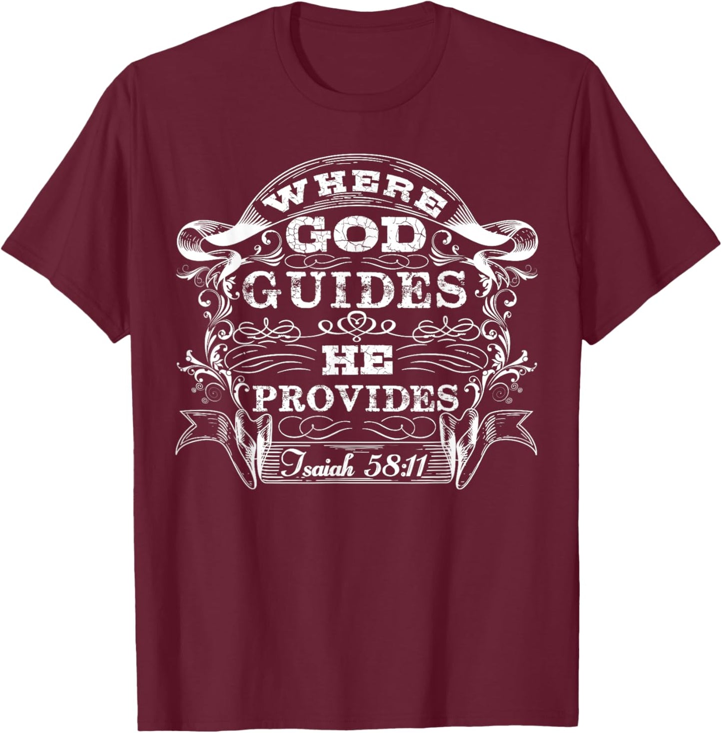 Christian Clothing, Bible Scripture t Shirts T-Shirt - T-Shirt | Maroon