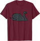 Black Swan T-Shirt - T-Shirt | Maroon