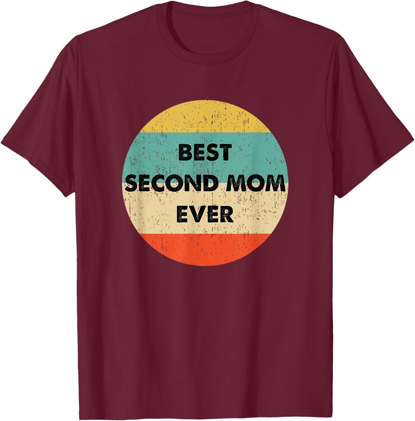 Second Mom T-Shirt - T-Shirt | Maroon
