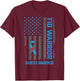 Type 1 Diabetes Awareness T1D Warrior Type One Diabetic T-Shirt - T-Shirt | Maroon