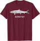 Bonefish Saltwater Game Fish T-Shirt - T-Shirt | Maroon