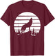 Cool Wolf Design Women Kids Wolf Pack Wolf Lover T-Shirt - T-Shirt | Maroon