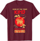 Tiger Chinese Zodiac Design | Year of the Tiger T-Shirt - T-Shirt | Maroon
