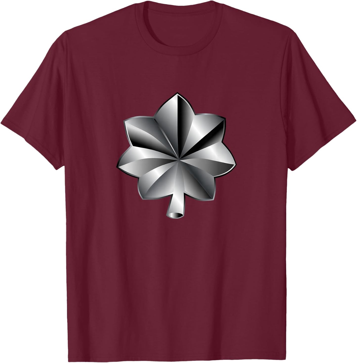 US Army Rank - Lieutenant Colonel (O-5) - LTC centered T-Shirt - T-Shirt | Maroon