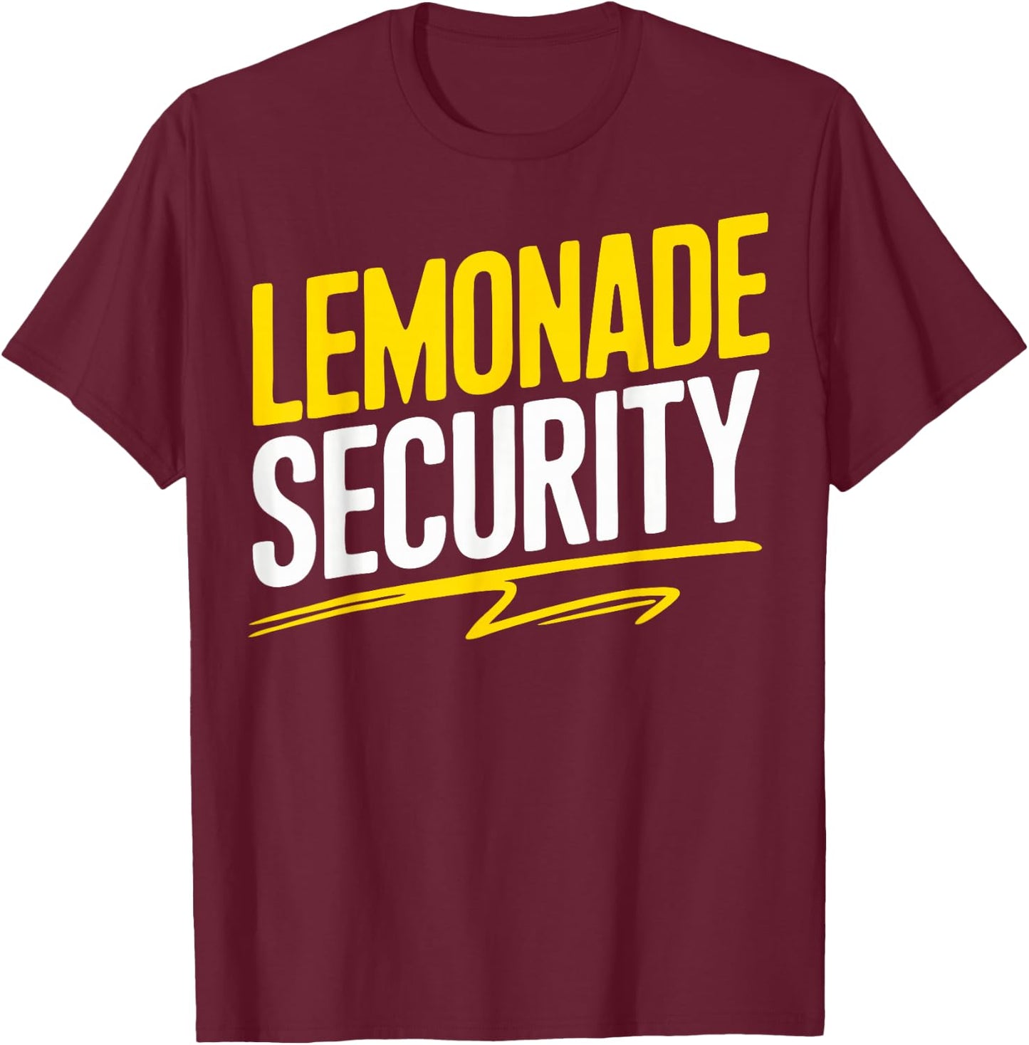 Lemonade Security T-Shirt - T-Shirt | Maroon