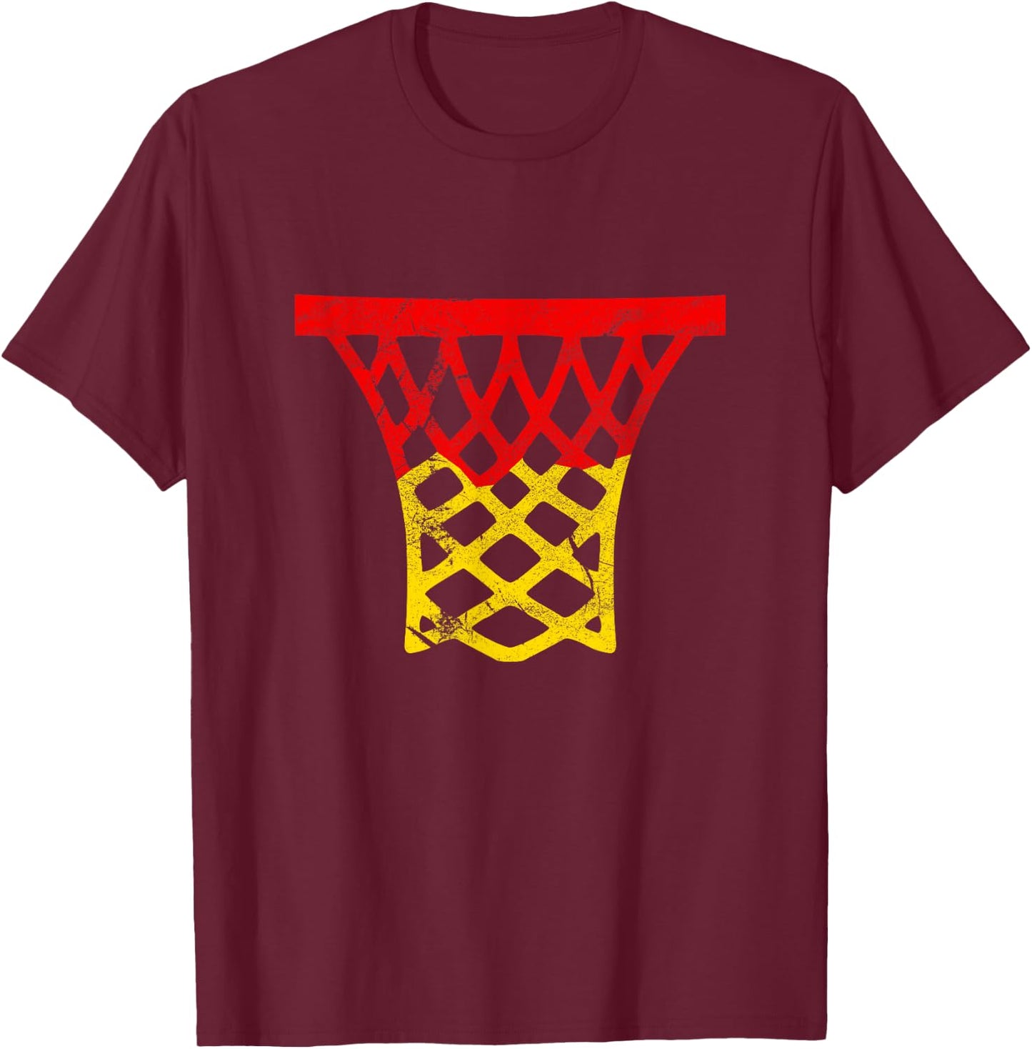 Germany Basketball , black T-Shirt - T-Shirt | Maroon