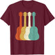 Retro Guitar Player Saying Guitarist I Vintage Guitars T-Shirt - T-Shirt | Maroon