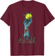 Zombie Hands Softball Funny Halloween Horror Scary Outfit T-Shirt - T-Shirt | Maroon