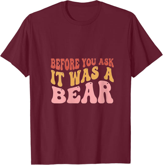 Women's Leg Amputee Funny Bear Story Humor Amputation Survivor V-Neck T-Shirt - T-Shirt | Maroon