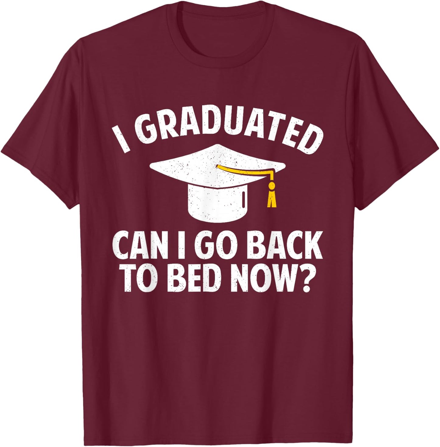 Funny Graduation Art Women Masters Degree Draduation T-Shirt - T-Shirt | Maroon