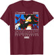 Sonic The Hedgehog Shadow Iconic Kanji Chest Big Portrait T-Shirt - T-Shirt | Maroon