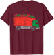 Kids Garbage Truck Xmas PJs Pajamas Toddler Boys Christmas Kids T-Shirt - T-Shirt | Maroon