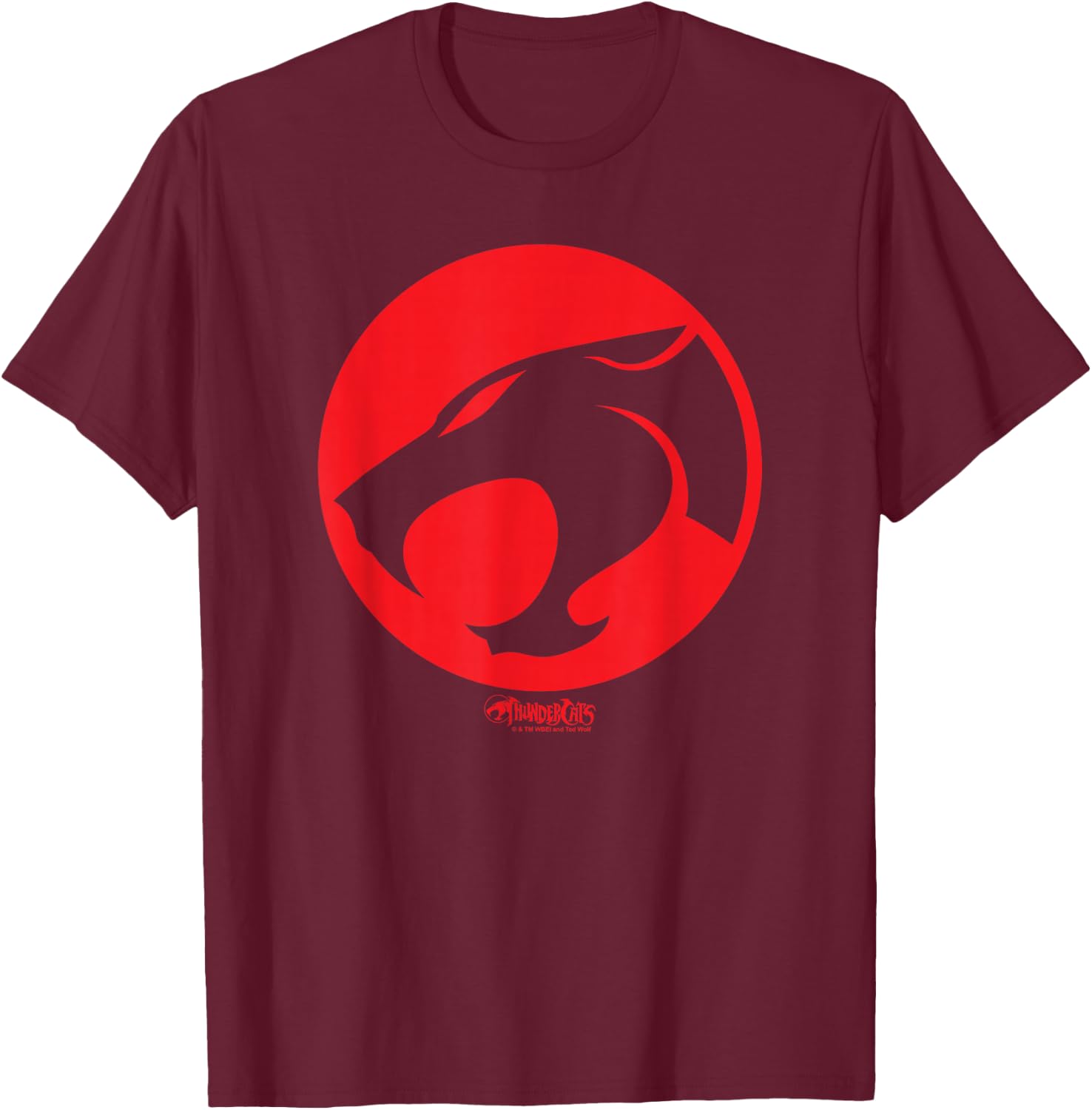Thundercats Red Logo T-Shirt - T-Shirt | Maroon