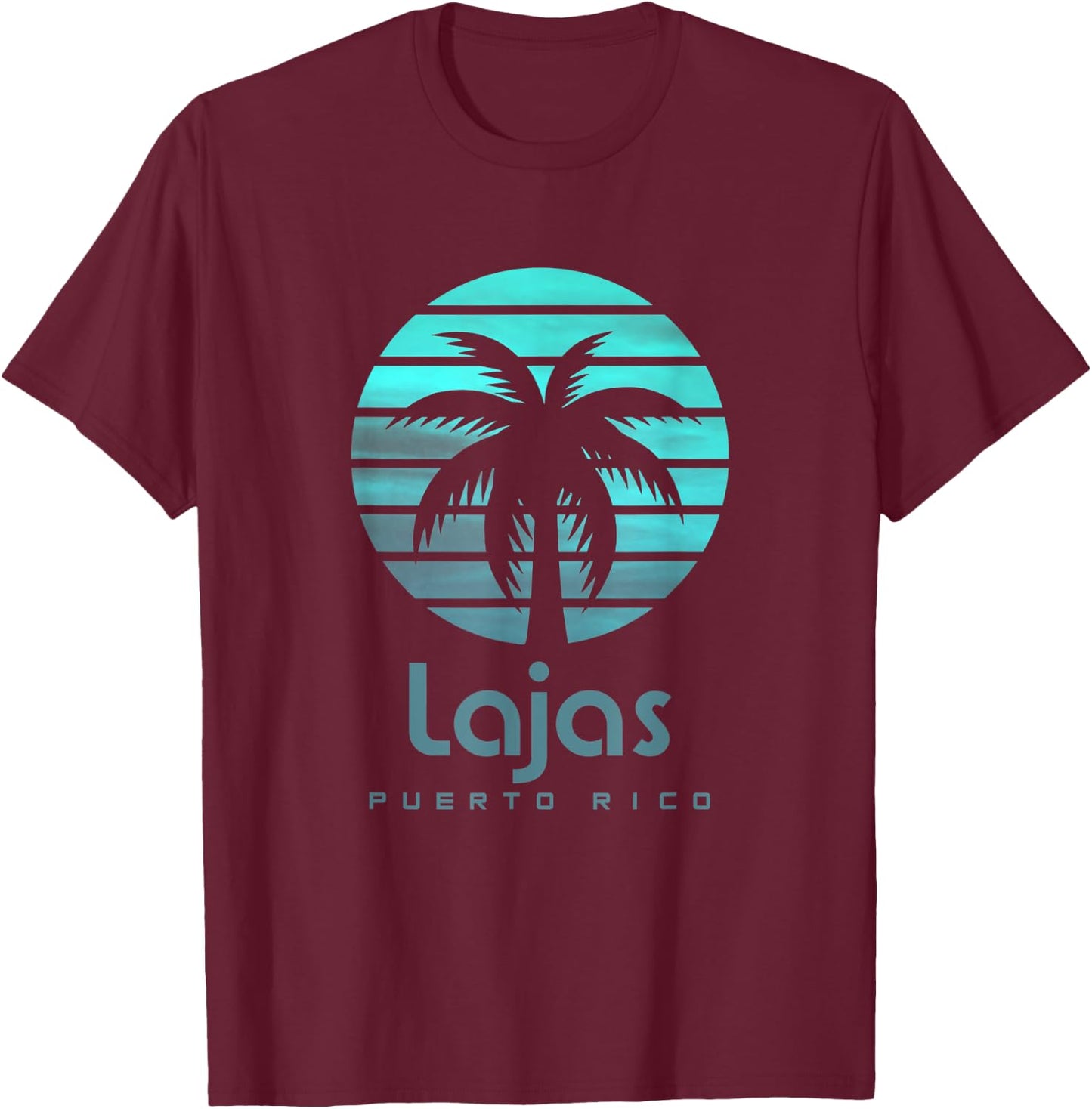 Lajas Puerto Rico T-Shirt - T-Shirt | Maroon