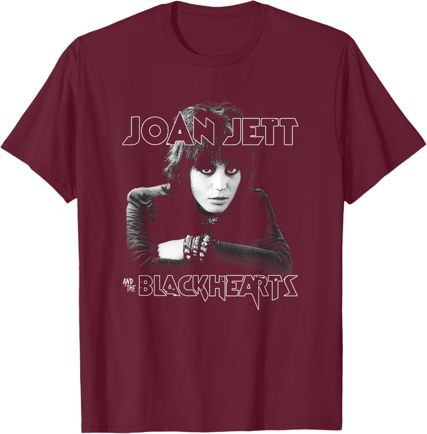 Joan Jett and the Blackhearts - Punk Portrait T-Shirt - T-Shirt | Maroon