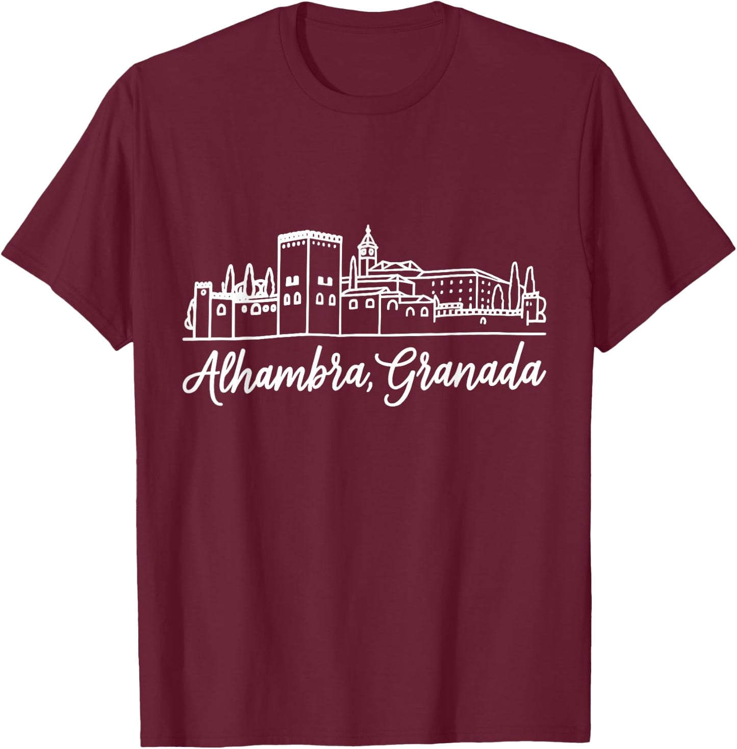 Alhambra Grenada T-Shirt - T-Shirt | Maroon